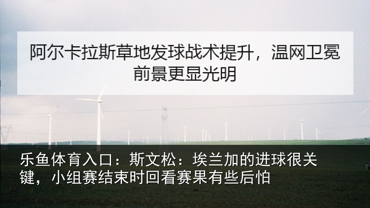 乐鱼体育入口：斯文松：埃兰加的进球很关键，小组赛结束时回看赛果有些后怕